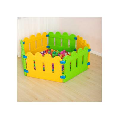 China Home use / kindergarten use lace ball pool / lace fence / hot sale cheap custom made plastic lace palypen playground equipment for sale