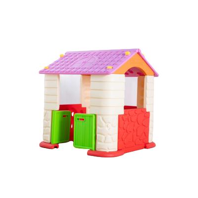 China Easy To Set Up Suitable Prize Game Pink And Blue Mini Plastic House Handmade Educational Toys for sale