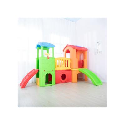 China Easy To Install Top Quality Widely Used Playhouse With Slide Kid Indoor Playgrounds Equipment for sale