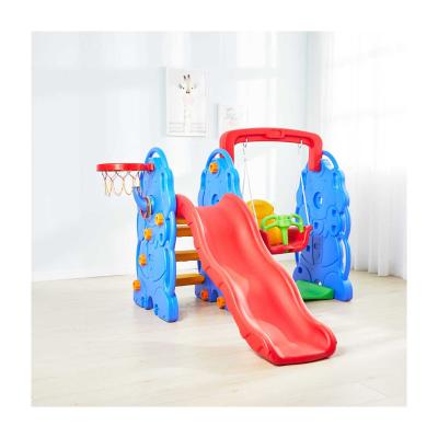 China Easy To Install Fine Quality Easy To Install Plastic Elephant Combination Swing Child Slide for sale