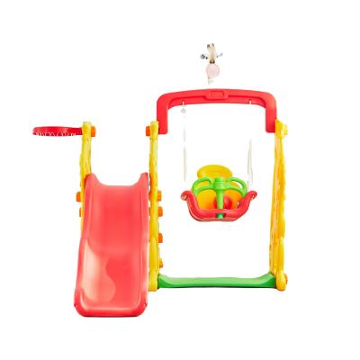 China Easy To Install Factory Supply Easy To Install Bunny Design Happy Toy Center Play Swing Set For Kids for sale