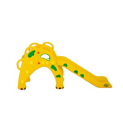 China Easy To Install Special Widely Used Design PE Dinosaur Design Yellow Kids Wave Plastic Slide for sale