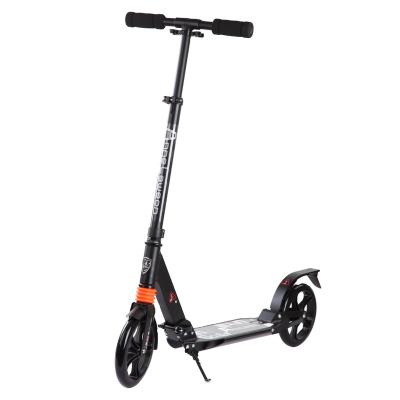 China Youth Children / Adult Aluminum Alloy Two Wheel Scooter Wholesale 200 Mm Big Wheel Folding Scooter for sale