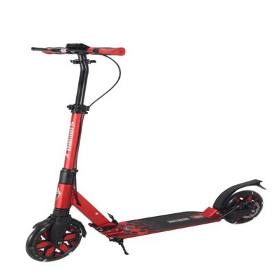 China 2021 Factory Hot Sales AnneLawSon Youth Aluminum 2 Wheels Foldable Kids Kick Scooter Freestyle Kick Scooters Foot Scooters for sale