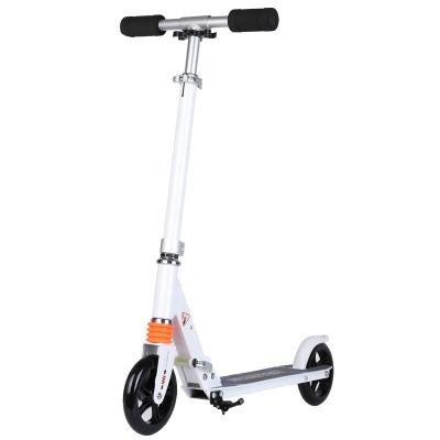 China 2021 new product height adjustable single suspension PU 145mm two wheel PU kids kick scooter for sale for sale