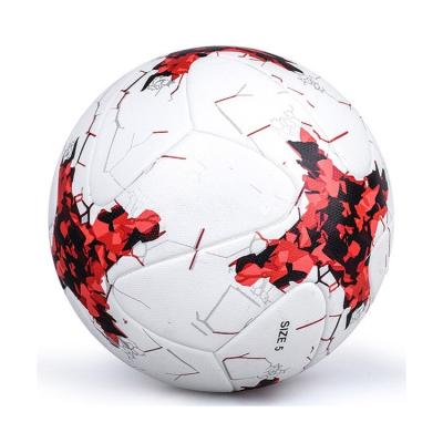 China Wholesale high quality custom made soccer match factory whote red for sale soccer ball for sale