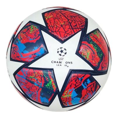 China 2020 Football Match Size 5 PU Soccer Ball Football Leather Thermal Bonded Balls Final Training Good Quality Custom League Match Printing LOGO for sale