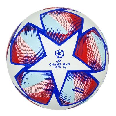 China 20-21 Football Match League Match Soccer Ball PU Size 5 Football Training Balls Good Quality Seamless Glued Size 4 Custom Printing LOGO for sale