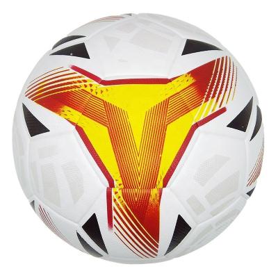 China High quality size 5 soccer match PU LOGO seamless custom soccer ball white soccer ball training ball printing team name profile for sale