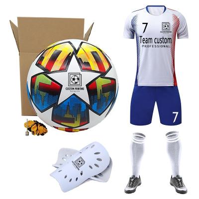 China Team Custom Jersey Soccer Uniform Quick Dry Sets LOGO Ball Blank Printing Football Match Forming Breathable Quick Dry White Tank Tops 2038 for sale