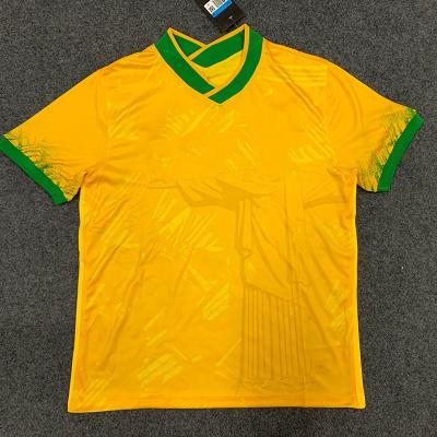 China 2022 New National Team Soccer Jersey Fans Version Yellow Quick Dry Shirts Breathable Vintage Football Top Thai Quick Dry Tank Tops for sale