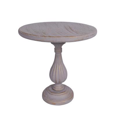 China Sustainable Vintage Cake Stand Birthday Fruit Display Wedding Cake Stand Distressed Wooden Cake Stand for sale