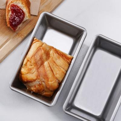 China 6 Inch Durable Heavy Duty Aluminum Baking Tray Toast Nonstick Pan Making Pan Household Cake Mold Bake for sale