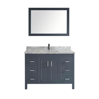 China Waterproof Single Sink Used Bathroom Vanity Cabinets , Luxury Modern Bathroom Furniture for sale