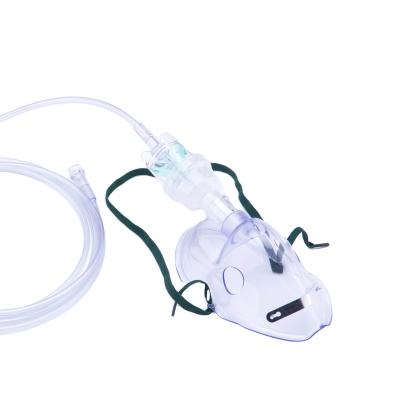 China Medical Grade PVC/PP/PE/ABS Nebulizer Mask High Flow Aerosol Outlet Nebulizer Mask With Bottle Capacity Oxygen Nebulizer Mask for sale