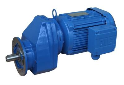 China GR Series Inline Helical Gear Reducer Helical Reduction Gearbox Cast Iron Housing for sale