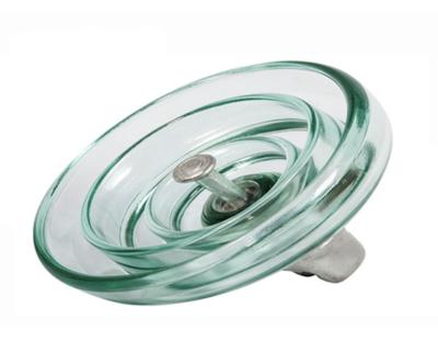 China Toughened Glass Reinforced Plastic Suspension Insulator Powerline Glass Insulators Disc Insulators for sale