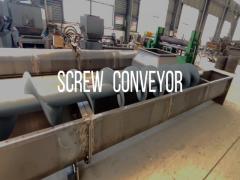 U Trough Auger Screw Conveyor Machine Shaftless Or Shaft China Supplier