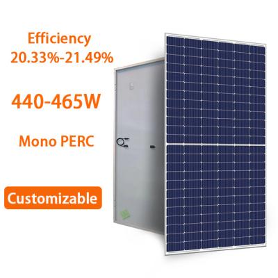 China 440W 445W 450W 455W 460W 465W Monocrystalline Flexible Roof Cell Perc Solar Panel PERC Solar Panel for sale