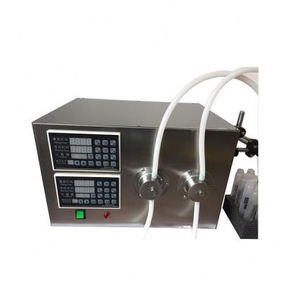 China High Quality Double Head Magnetic Food Pump Liquid Filling Machine For Liquid for sale