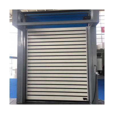 China Heat Insulation Roller Shutter Aluminum Fast Rolling Single Hard High Speed ​​Door For Warehouse for sale