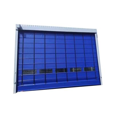 China High Cycle Using Application Factory Outlet PVC Fast Flexible Rolling Stacking Door for sale