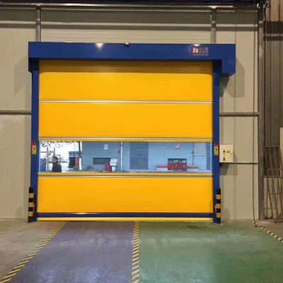 China Modern High Speed ​​Self Repairing Quick Action Zipper Door Rolling PVC Automatic Doors for sale