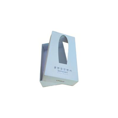 China Customizable Quality Assurance Beauty Equipment Folding Paper Box Paper Gift Box With Viewing Window for sale