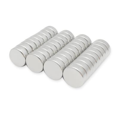 China Industrial Magnet N35 N38 N52 Disc NdFeB Magnet / Round Neodymium Magnets for sale