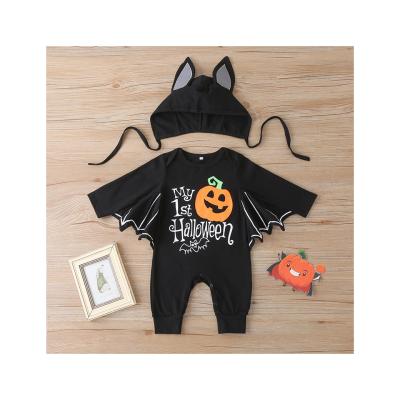 China New Wholesale Soft Interesting Longsleeve Shaped Baby Rompers Set Cute Baby Jumper Romper for sale