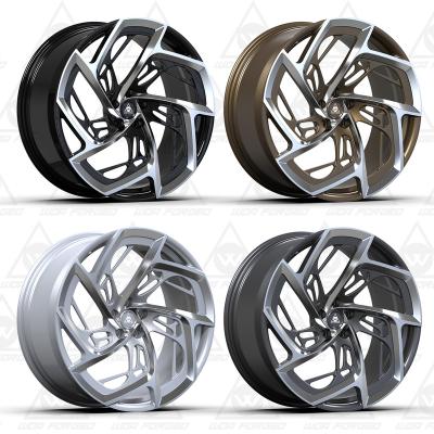 China Sports Style New Style Customized Car Wheels Rim Wheels Forged 5X100 5X120 5X114.3 Forged Wheels for sale