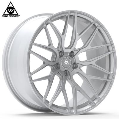 China Hot Selling Light Weight Multi Style Alloy Passenger Car Forged Wheels Spoke Silver Chrome 5x112 5x130 21 22 24 20 Inch Rims For BMW Reproduction Rims for sale