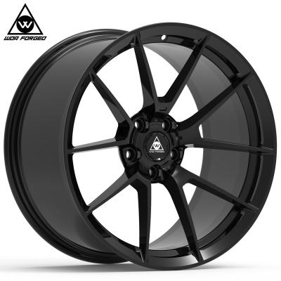 China Lightweight Custom Style WOAFORGED One Piece Forged Matte Black Wheel Rims 19 20 21 22 Inch 5x112 5x120 Car Wheels For BMW for sale