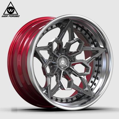 China Lightweight Custom Designed New Two Piece Three Piece Forged Wheels 18