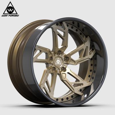 China Sports style high quality passenger car aluminum alloy wheel rims lightweight forged wheel for Honda Mercedes Porsche for sale