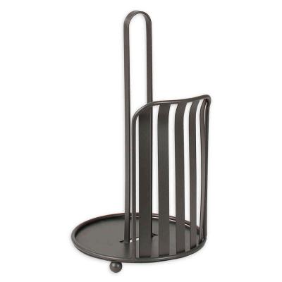 China Metal Metal Paper Towel Holder in Gray for sale