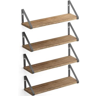 China Modern floating shelves wall mounted set of 4, storage shelves for the kitchen for sale