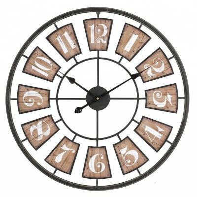 China Antique Round Easy-to-Read Style Decorative Wall Clock for sale