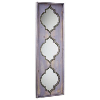 China Handcrafted Rustic Wooden Beauty Custom Decorative Framed Wall Mirrors for sale