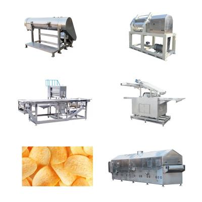 China Automatic Snacks Factory Food Processing Machine Making Potato Chips Factory Snacks Machinery for sale