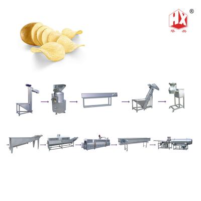 China Chips Factory Lays Potato Fresh Snacks French Fries Snacks Factory Potato Chips Making Machine Production Line for sale