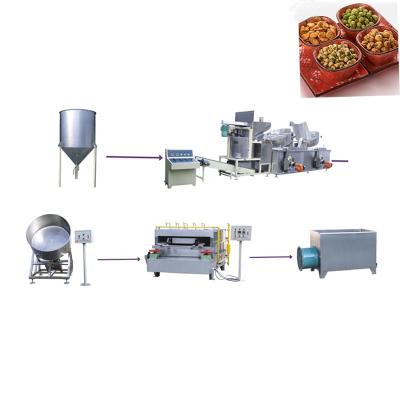 China Beans And Peanut Flour Coated Peanut Making Machine Nut Coating Processing Line Coated Fishskin Peanuts Roasting Machine for sale