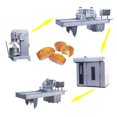 China Industrial Cake New Design Custard Cake Production Line for sale