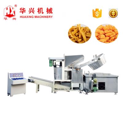 China Fried Food Fried Salad Sticks Machine / Spicy Crispy Snacks Food Production Line for sale