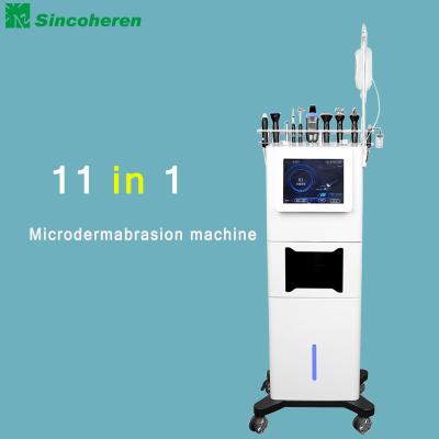 China Skin Revitalizer Beijing Sincoheren 11 in 1 Spa Machine Hydra Oxygen Jet Aqua Peel Facial Microdermabrasion Machine for sale