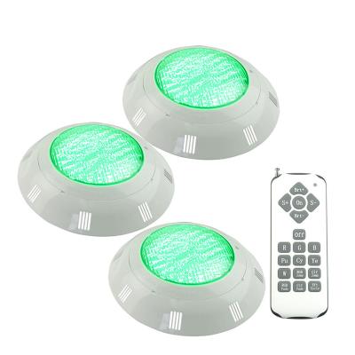 China Wholesale New DIY RGB IP68 Swimming Pool Light Kit LED Remote Control Outdoor Mounted Pool Light en venta