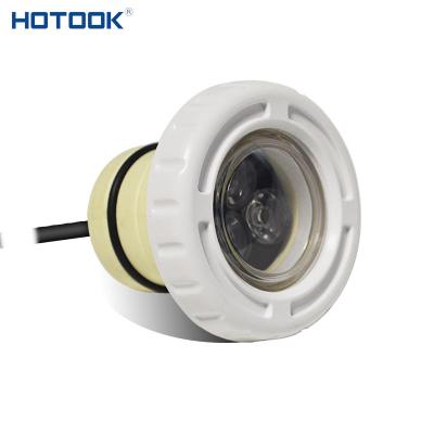 China HOTOOK Pool 2 Inch Automatic Spa Pool RGB Light Kit 2835SMD 3W 12V Included Concrete Vinyl RGB Pool Wall Lights en venta