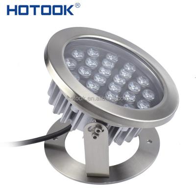 China LANDSCAPE 316 Stainless Steel Casing+ Premium Aluminum Cooler IP68 24V 24W LED Underwater Dock Light for sale