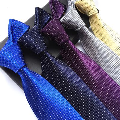 China New Classic Casual Groom Party Formal Luxury Adult Men Business Neckties Polyester Wedding Suits Solid Neck Tie for sale