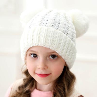 China Logo Fancy Autumn Winter Newborn Custom Breathable Keep Warm Cute Boys Girls Russia Cozy Knitted Baby Hats With Ear for sale